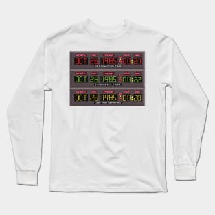 Back To The Future Time Circuit Long Sleeve T-Shirt